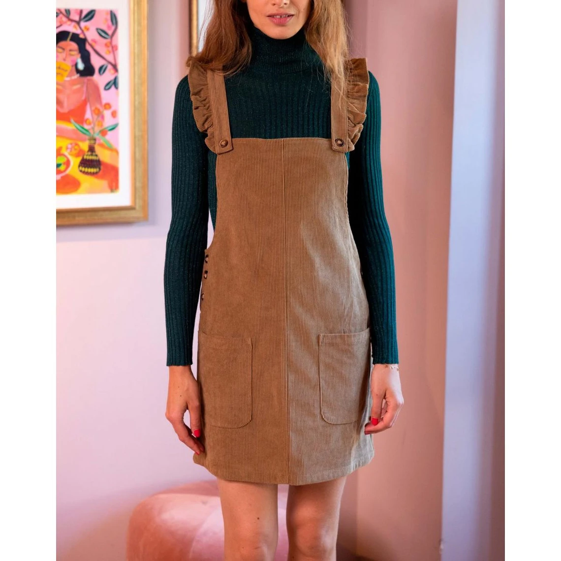 LA PETITE ETOILE Salopette Noisette GADIEL | 3 SUISSES – Image 2