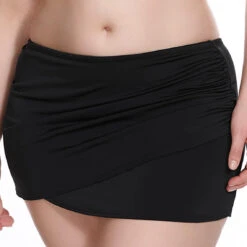 Slip De Bain Jupette Twistée Elomi ESSENTIALS Black-Elomi Bain | 3 SUISSES