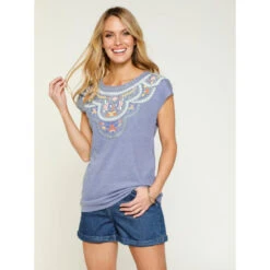 T-shirt à Manches Courtes Avec Imprimé Positionnel | 3 SUISSES