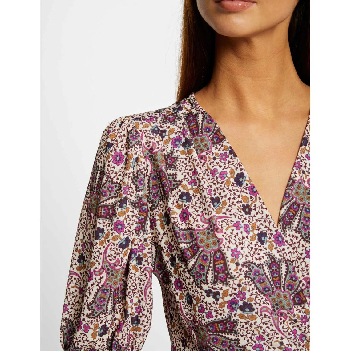 MORGAN T-shirt Manches 3/4 Imprimé Végétal | 3 SUISSES – Image 4