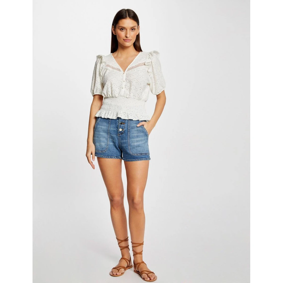 MORGAN T-shirt Manches Courtes Brodé | 3 SUISSES – Image 2