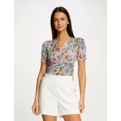 MORGAN T-shirt Manches Courtes Imprimé Floral | 3 SUISSES