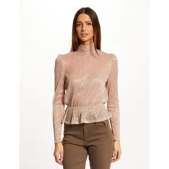 MORGAN T-shirt Manches Longues Métallisé | 3 SUISSES