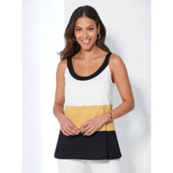 T-shirt Sans Manches à Panneaux Tricolores | 3 SUISSES