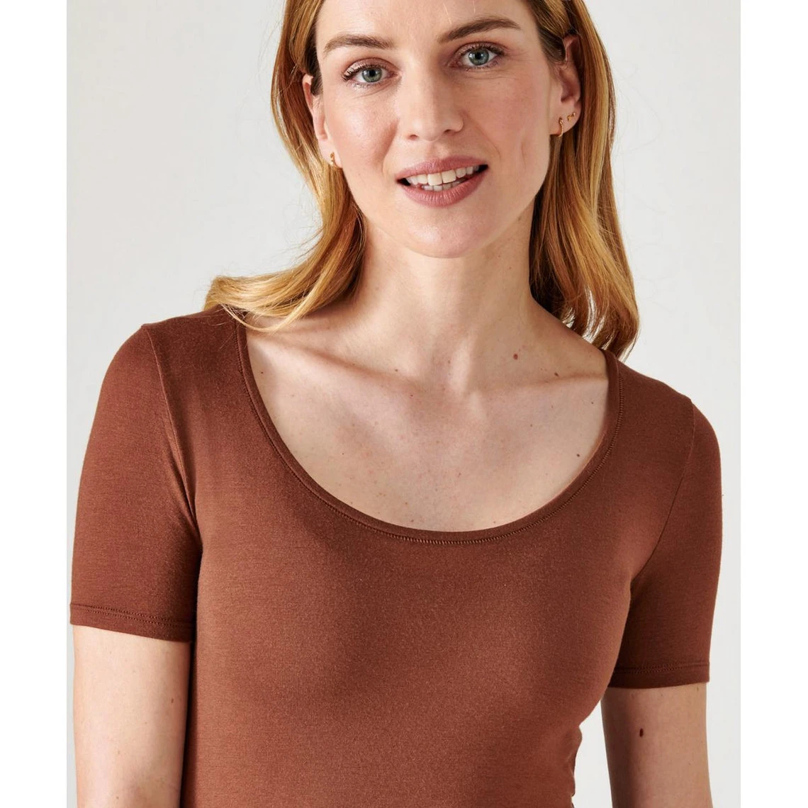 DAMART Tee Shirt Manches Courtes Havane Thermolactyl | 3 SUISSES – Image 2