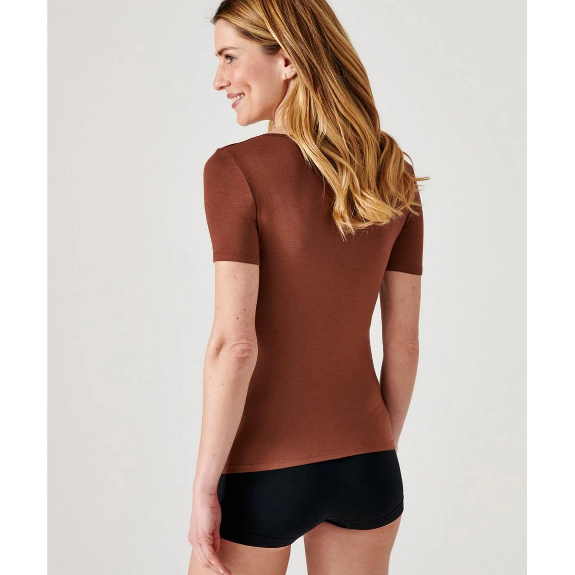 DAMART Tee Shirt Manches Courtes Havane Thermolactyl | 3 SUISSES – Image 3