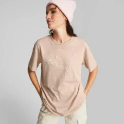 Puma Tee-shirt Manches Courtes Rose Poudrée HER | 3 SUISSES