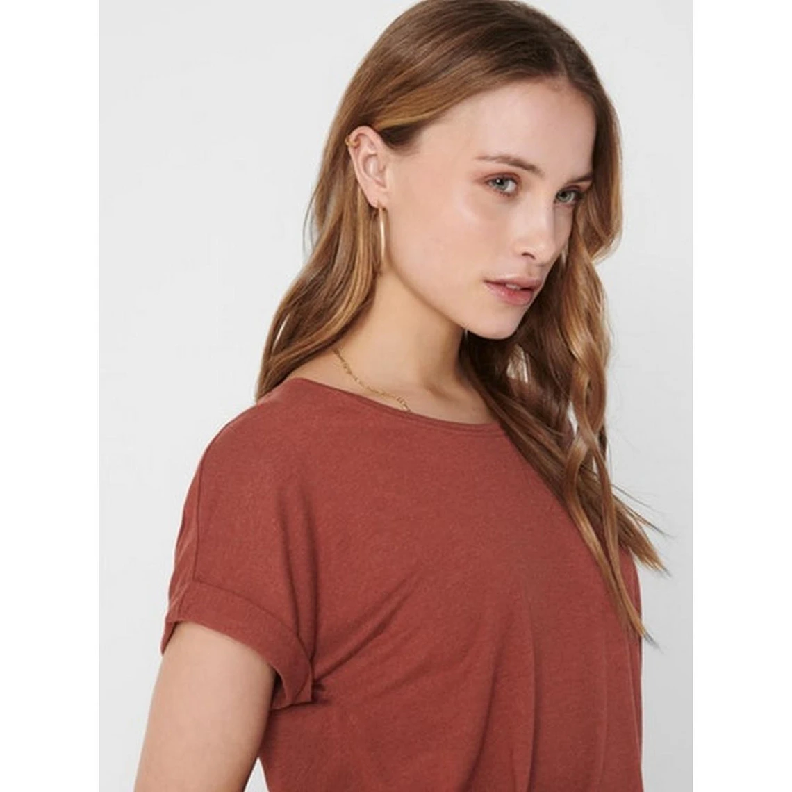 ONLY Tee-shirt Rouge | 3 SUISSES – Image 2
